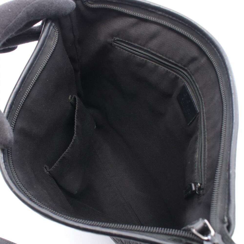 GUCCI Black Leather Horsebit Shoulder Bag - Picture 3 of 11